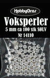 Voksperler, Sølv