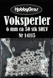 Voksperler, Sølv