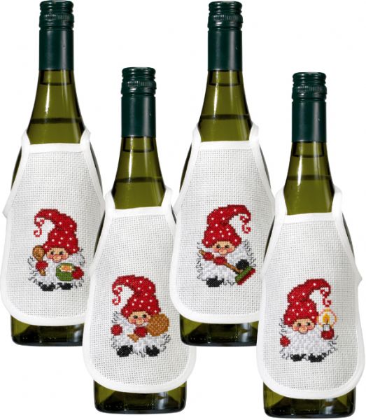 Vinforklæder, korssting