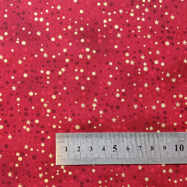 Stars and Dots, red